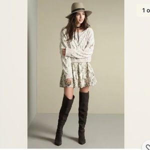 Free People Stealing Fire FloralPeasant TunicDress